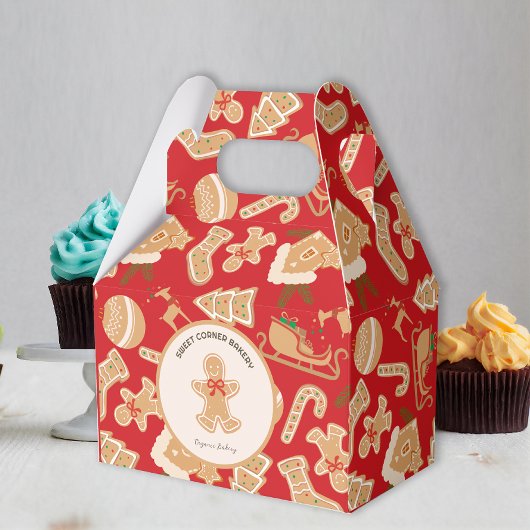 ホリデージンジャーパンベーキング料理用具ベーカリー フェイバーボックス