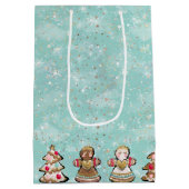 ホリデージンジャーブレッドクリスマスバッグ ミディアムペーパーバッグ (裏面)