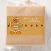 ホリデージンジャーブレッド出荷ラベル ラベル (インサイチュ)