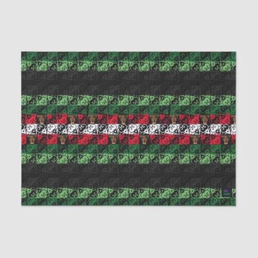 ホリデージンルラッピングティッシュペーパー 薄葉紙 (正面)