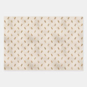 ホリデースイーツ&葉ラッピング紙シート ラッピングペーパーシート (正面3)