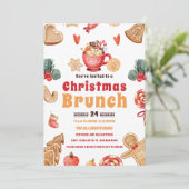 ホリデースイートケーキブランチパーティー 招待状 (スタンド正面)