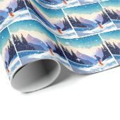 ホリデースキーアオンマウンテン ラッピングペーパー (ロールコーナー)