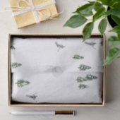 ホリデースキーレッドスキーリフトイラストレーション 薄葉紙 (ギフト)