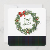 ホリデースコティッシュアフタヌーンティーパーティの招待状 招待状 (裏面)