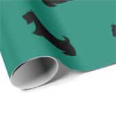 ホリデースコティッシュテリアラッピング紙 ラッピングペーパー (ロールコーナー)