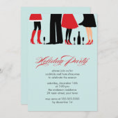 ホリデースタイリッシュカクテルパーティー 招待状 (正面/裏面)