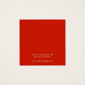 ホリデースタッドイヤリングディスプレイカード (裏面)