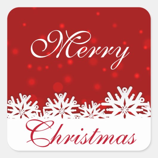 ホリデースタンプ スクエアシール (正面)