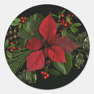 ホリデースタンプ ラウンドシール