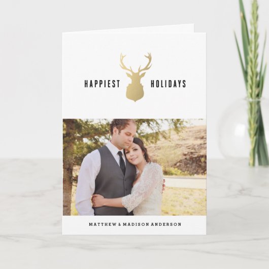 ホリデースタン | 休日のフォトグリーティングカード シーズンカード (正面)