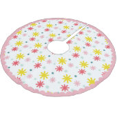 ホリデースターズツリースカート ブラッシュドポリエステルツリースカート (アングル)