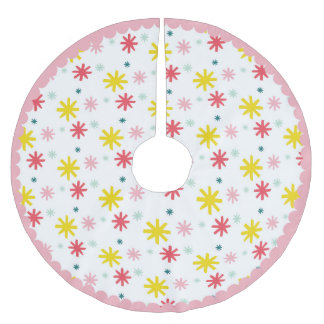 ホリデースターズツリースカート ブラッシュドポリエステルツリースカート