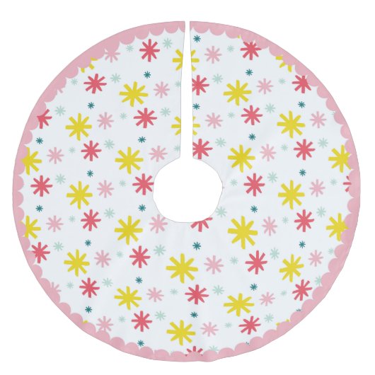 ホリデースターズツリースカート ブラッシュドポリエステルツリースカート (正面)