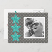 ホリデースターズ写真はがき{silver} シーズンポストカード (正面/裏面)