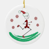 ホリデースティックランナーガイ – 前後 セラミックオーナメント (裏面)