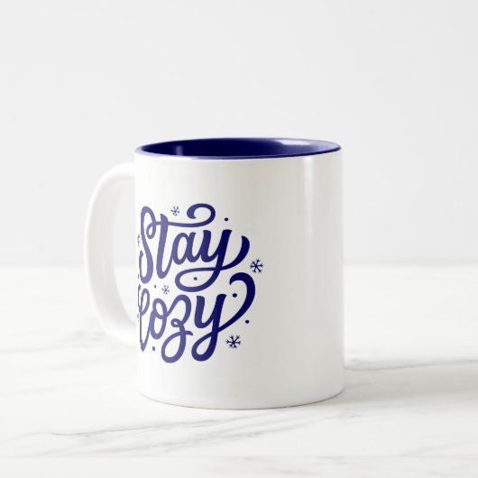 ホリデーステイコージーコーヒーマグ ツートーンマグカップ (正面左)