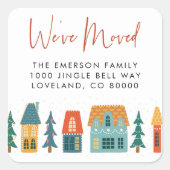 ホリデーステッカー新登場 スクエアシール (正面)