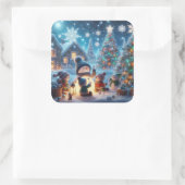 ホリデーステッカー スクエアシール (バッグ)