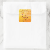 ホリデーステッカー スクエアシール (バッグ)