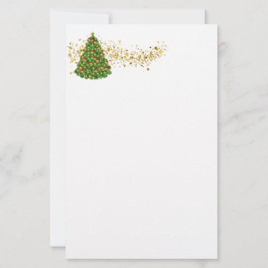 ホリデーステーショナリー紙 便箋 (正面)