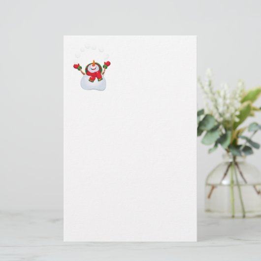 ホリデーステーショナリー紙 便箋 (スタンド正面)