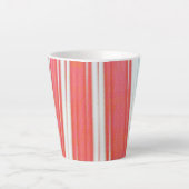 ホリデーストライプラテマグ カフェラテマグ (正面)