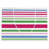 ホリデーストライプ抱き枕 ラージペーパーバッグ (裏面)