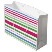 ホリデーストライプ抱き枕 ラージペーパーバッグ (裏面アングル)