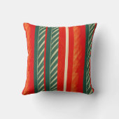 ホリデーストライプ装飾用クッション クッション (裏面)