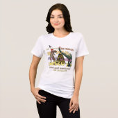 ホリデーストラス恐竜 トライブレンドＴシャツ (正面全面)