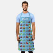 ホリデースノーグローブズ エプロン (着用した状態)