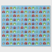 ホリデースノーグローブズ ラッピングペーパー (フラット)