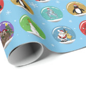 ホリデースノーグローブズ ラッピングペーパー (ロールコーナー)
