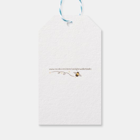 ホリデースノーバーズギフトラベル ギフトタグ (裏面)