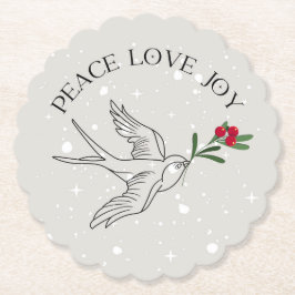 ホリデースノーバードベリードリンク ペーパーコースター