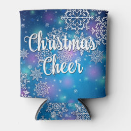 ホリデースノーフレークスクリスマス応援 缶クーラー