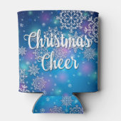 ホリデースノーフレークスクリスマス応援 缶クーラー (裏面)