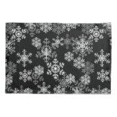 ホリデースノーフレークスピローケース 枕カバー (裏面)