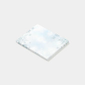 ホリデースノーフレークスポストイットノート ポストイット (アングル)