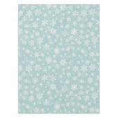 ホリデースノーフレークスメリークリスマス テーブルクロス (正面)