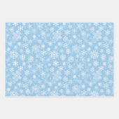 ホリデースノーフレークスラッピング紙シート ラッピングペーパーシート (正面3)