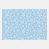 ホリデースノーフレークスラッピング紙シート ラッピングペーパーシート (正面2)