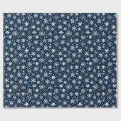 ホリデースノーフレークスラッピング紙 ラッピングペーパー (フラット)