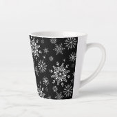 ホリデースノーフレークズラテマグ カフェラテマグ (右)