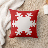 ホリデースノーフレークピロー! クッション (ブランケット)
