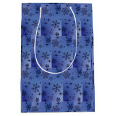 ホリデースノーフレークミディアム抱き枕 ミディアムペーパーバッグ (正面)