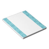 ホリデースノーフレークメモ帳 ノートパッド (アングル)
