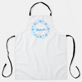ホリデースノーフレークリース エプロン (正面)