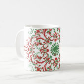 ホリデースノーフレーク コーヒーマグカップ (正面左)